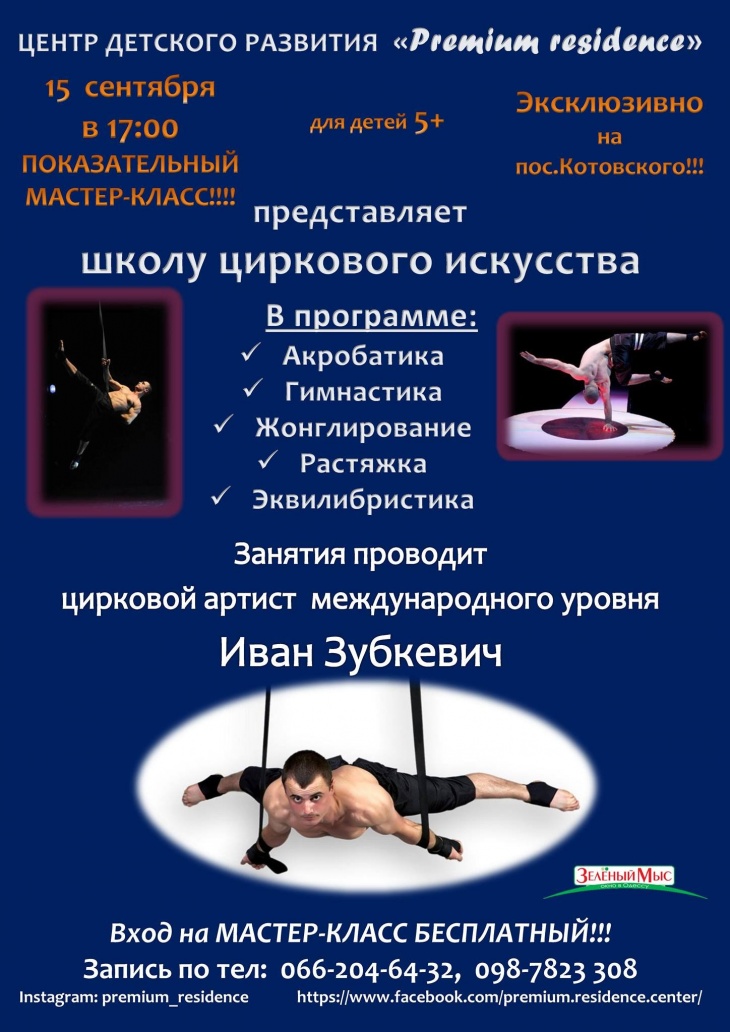 Показательный мастер-класс "Школа циркового искусства" Показательный мастер-класс "Школа циркового искусства"