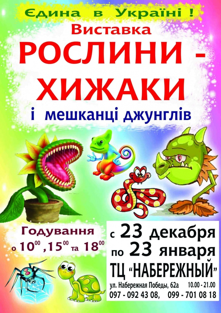Выставка "Растения-хищники и обитатели джунглей" Выставка "Растения-хищники и обитатели джунглей"